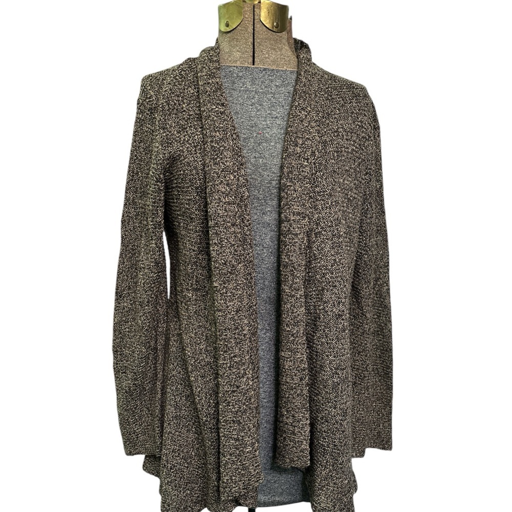 Eileen Fisher Women's Heathered Brown Cardigan
